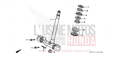 STEERING STEM ST1100AP de 1993